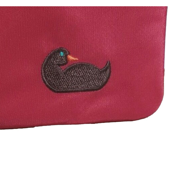 Dooney and Bourke Red Crossbody Bag Embroidered Duck - Picture 7 of 8